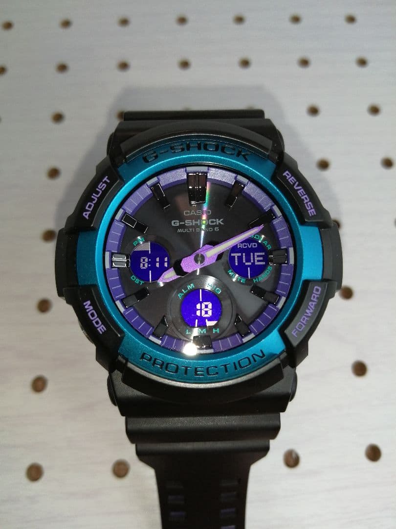 カシオ　G-shock GAW-100BL 洗浄済み　超美品