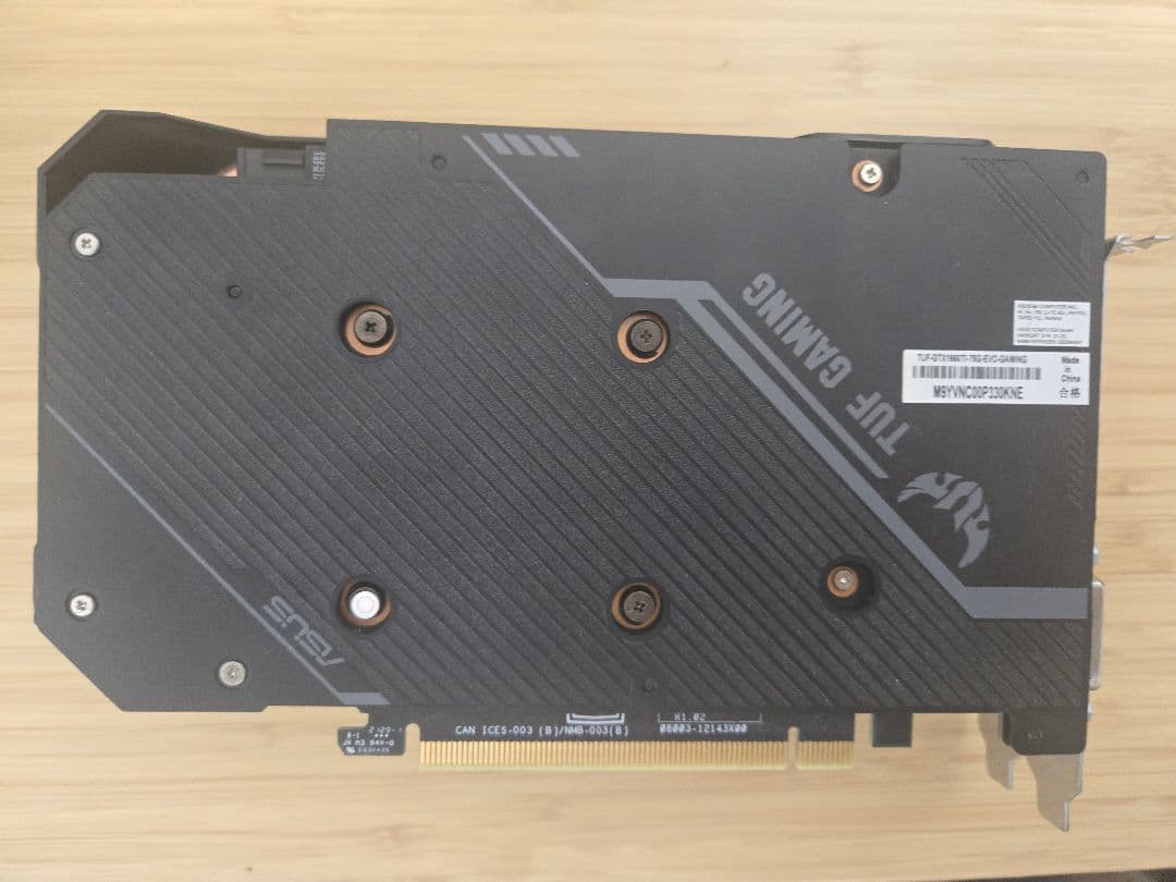 グラフィックボード・グラボ・ビデオカード ASUS TUF GTX 1660TI T6G-EVO-GAMING