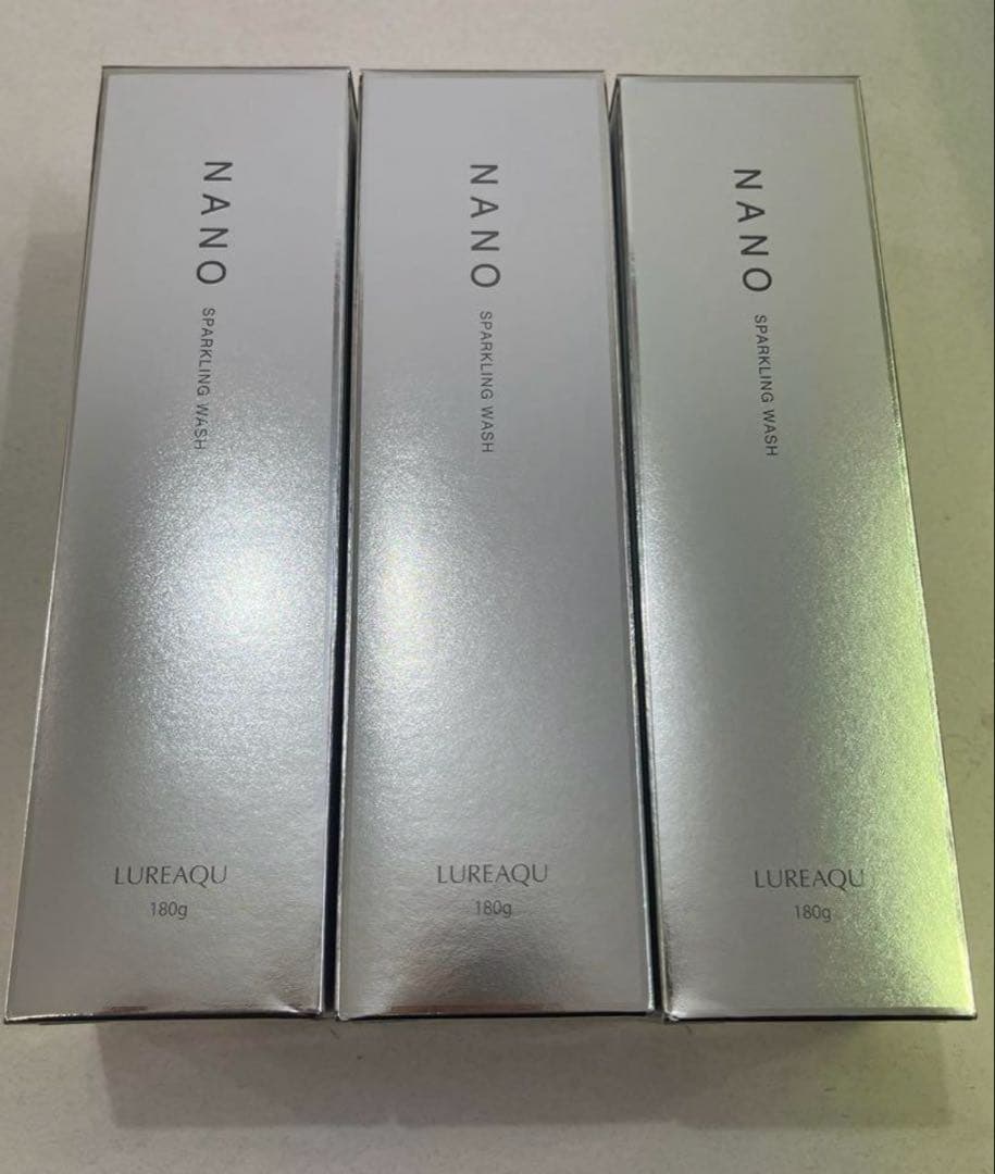 5本‼️新品‼️ルリーク　ナノスパークリングウォッシュ❤️炭酸ナノバブル泡洗顔パック