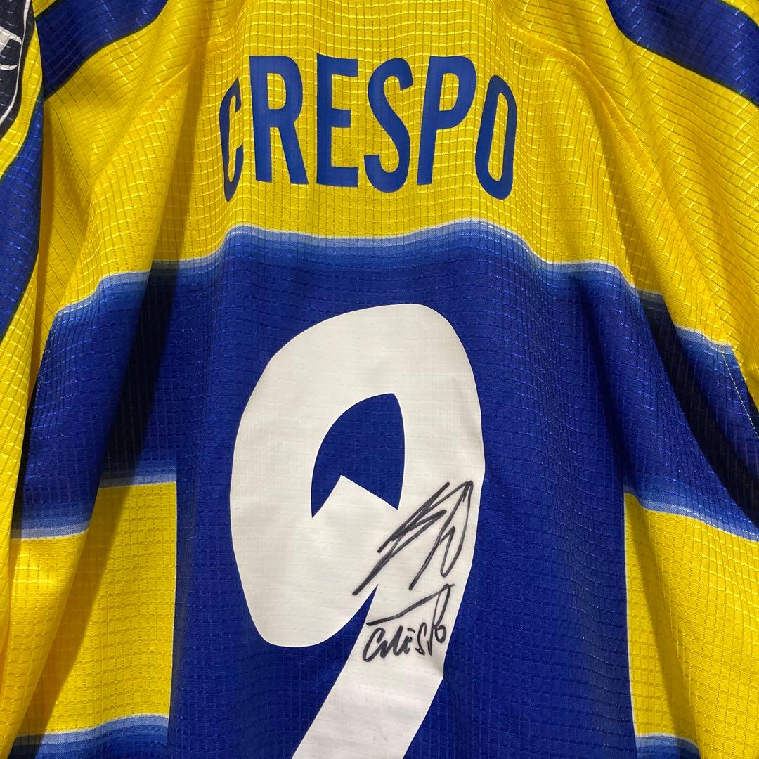 エルナン・クレスポ 直筆サイン入り パルマFC ユニフォーム 【未使用】
