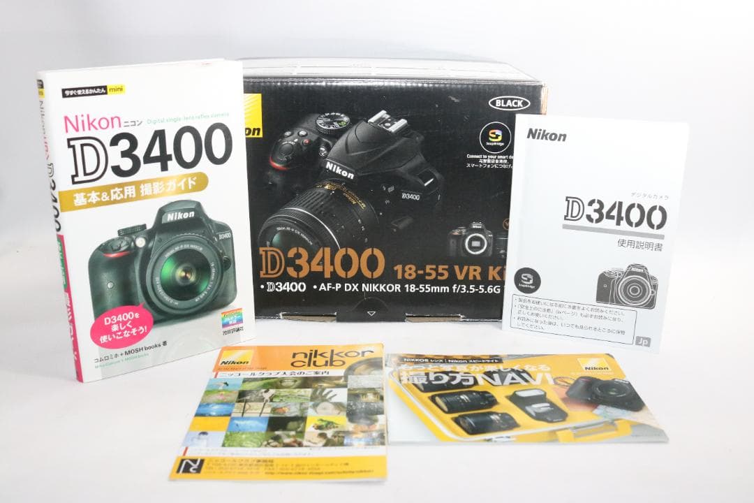 Nikon D3400⭐美品 元箱・取説付き⭐初心者完全セット⭐一眼レフ