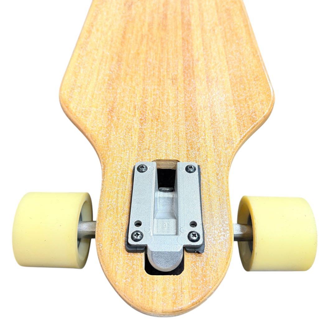 【極美品】WHITE WAVE WARRIOR ロングスケートボード 白