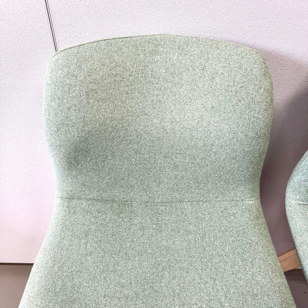 【美品/送料込み】NITORIニトリ サンデー 回転式ダイニングチェア グリーン