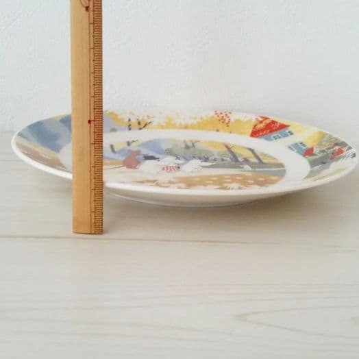 新品　ムーミン　ルオント（自然） 19．5cmプレート　ムーミンハウス