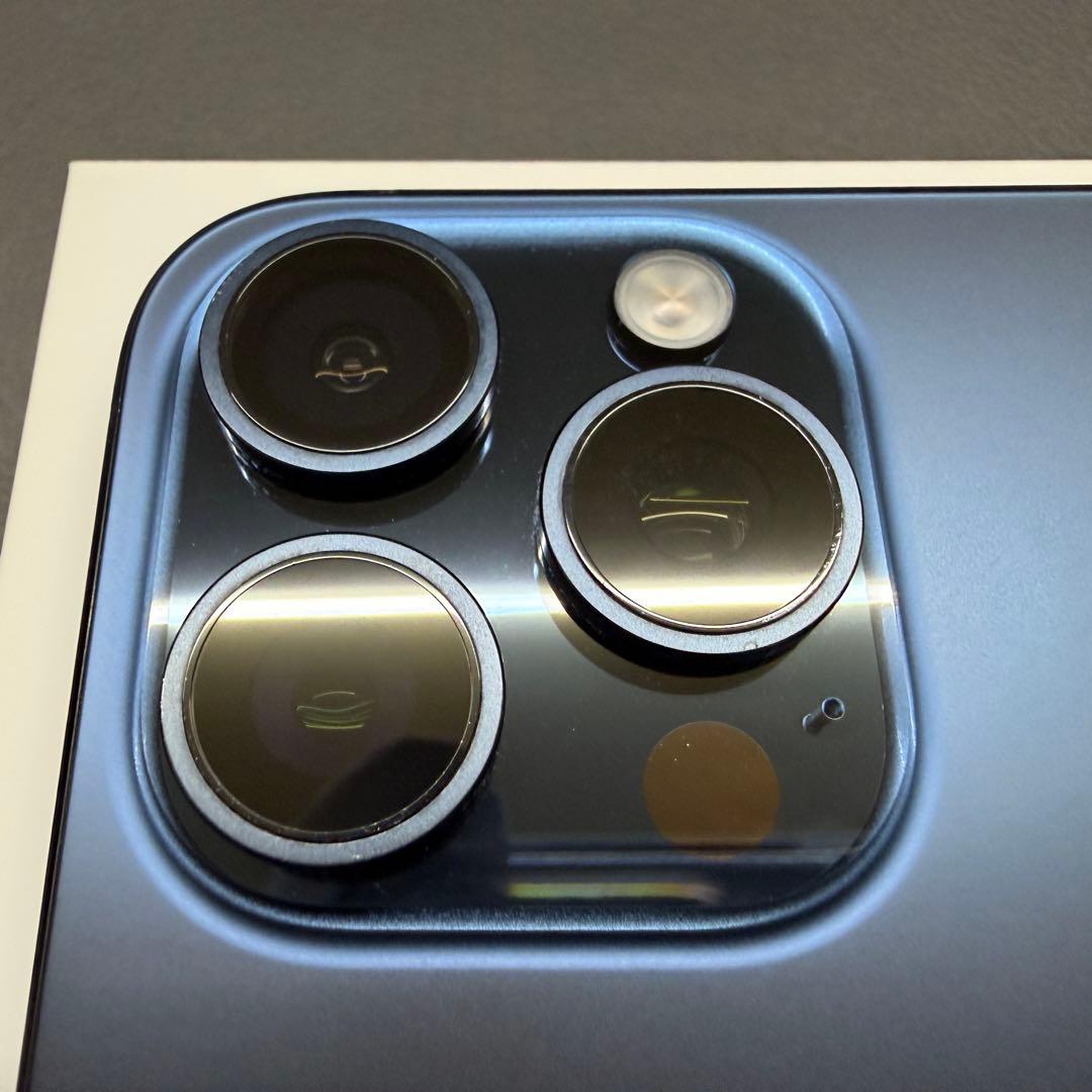 iPhone 15Pro Max【256GB、ブルーチタニウム】