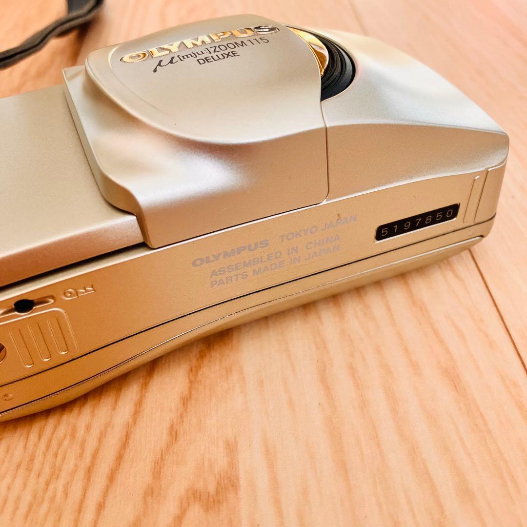 Olympus μ[mju:] ZOOM115 DELUXE 本革ケース付　匿名