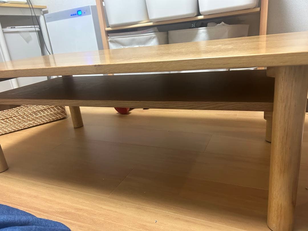 【カワウソ】無印良品　木製ローテーブル