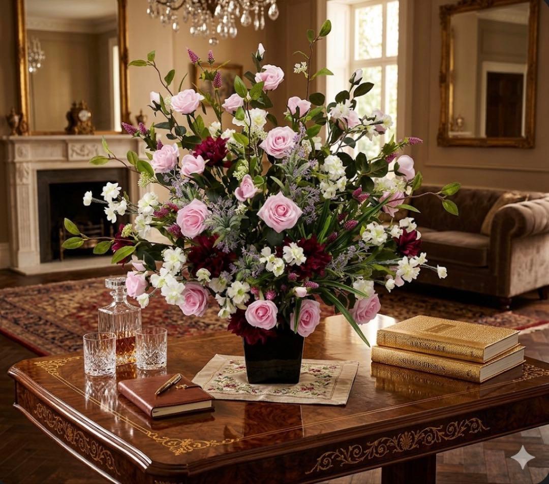 光触媒　人工観葉植物　ウォールグリーン　フェイクグリーン　ロココ調　インペリアル