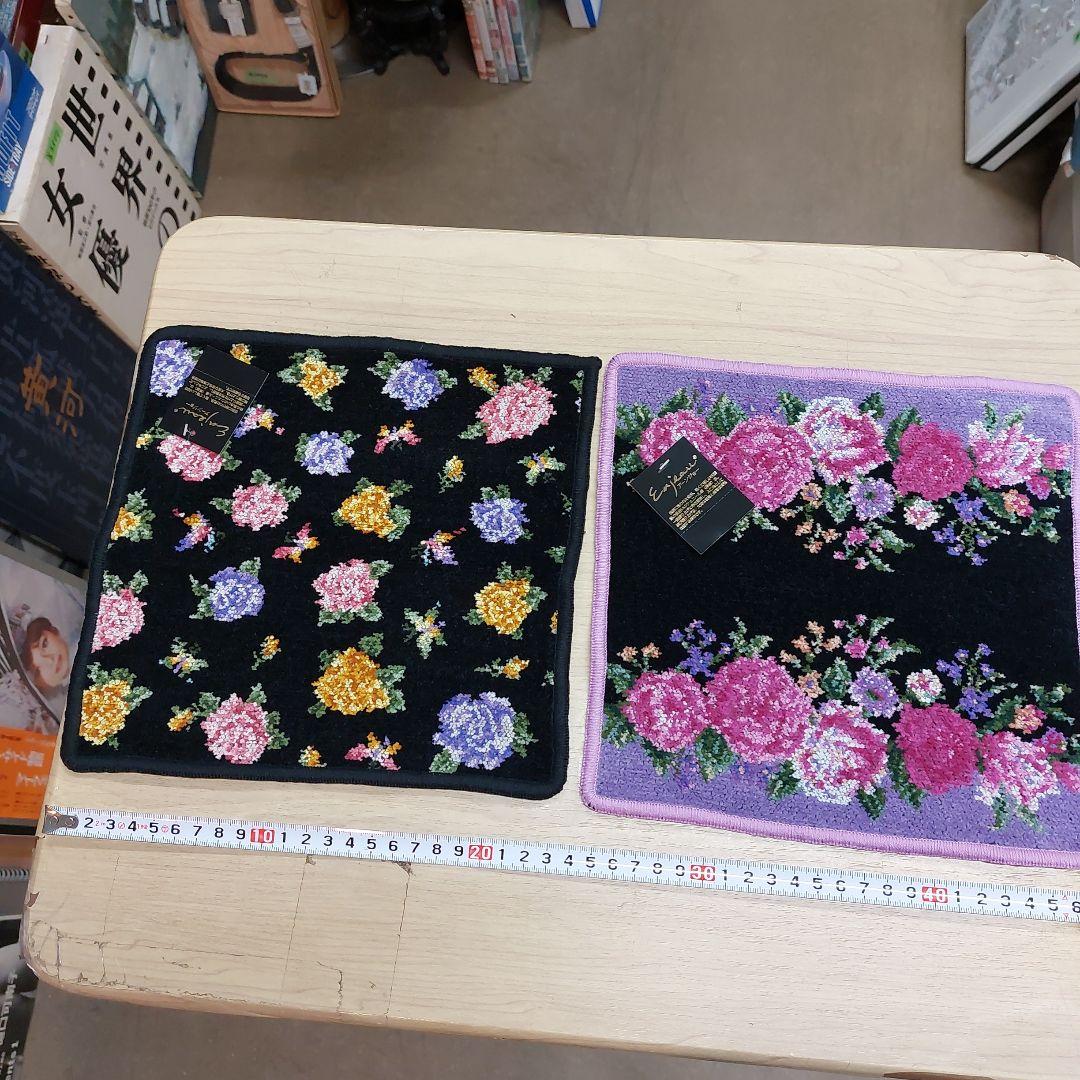 アーンジョー ハンカチ 花柄 10枚 未使用 長期保管品 多少の傷 汚れあり