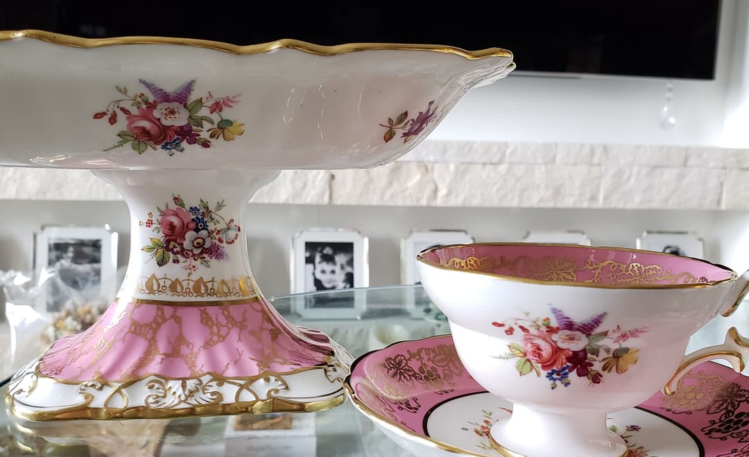 画像確認用 ハマースレイ ハワードスプレイ ピンク アンティーク