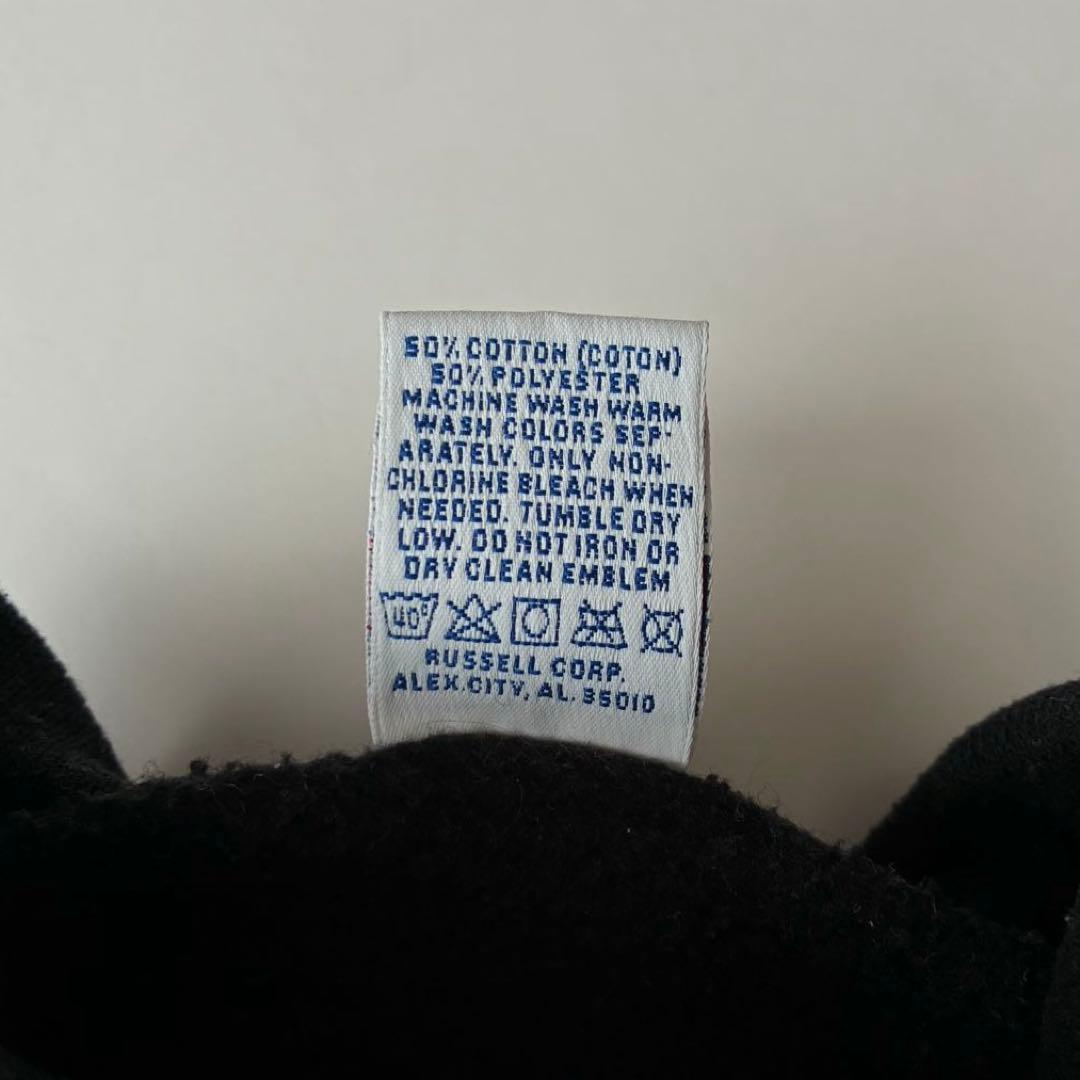 90s USA製 ラッセル アスレティックブラック タートルネック スウェット