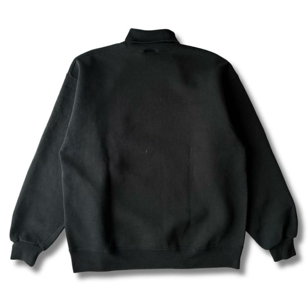 90s USA製 ラッセル アスレティックブラック タートルネック スウェット