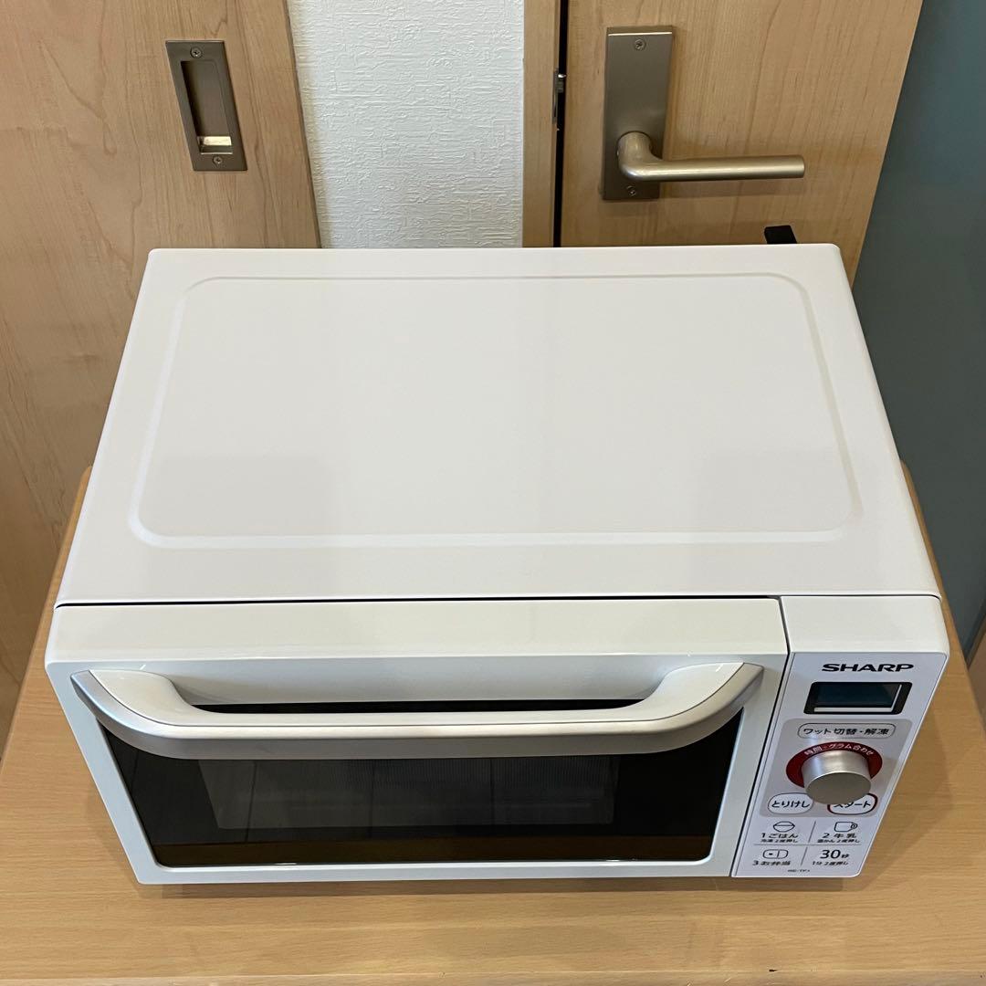 未使用品 SHARP シャープ RE-TF1-W ホワイト 電子レンジ