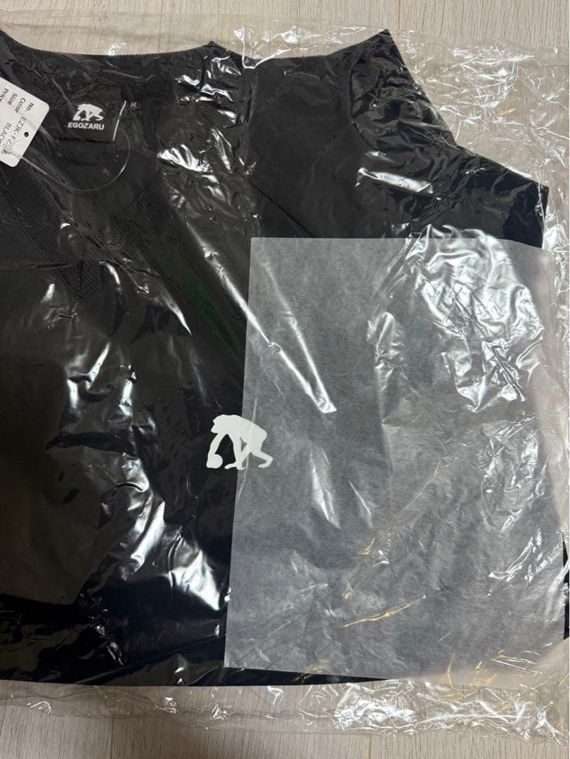 未使用 未開封 EGOZARU エゴザル Vネックジャケット Mサイズ ブラック