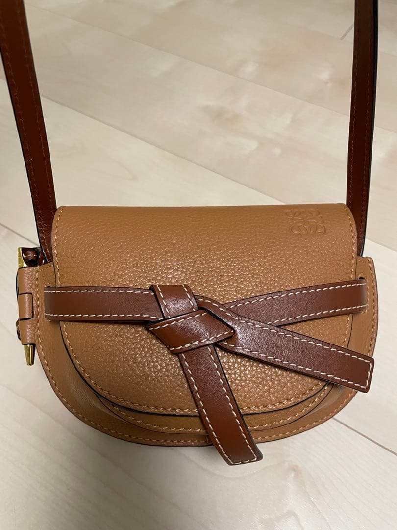 ロエベ　LOEWE ゲート　ミニ　ショルダーバッグ　ブラウン　保存袋つき