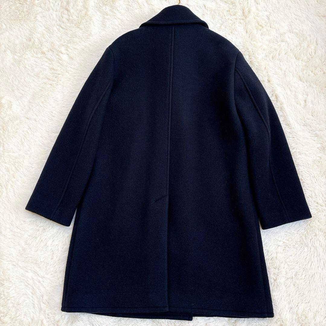 23AW☆theory luxe オーバーサイズ ウールピーコート ダブル