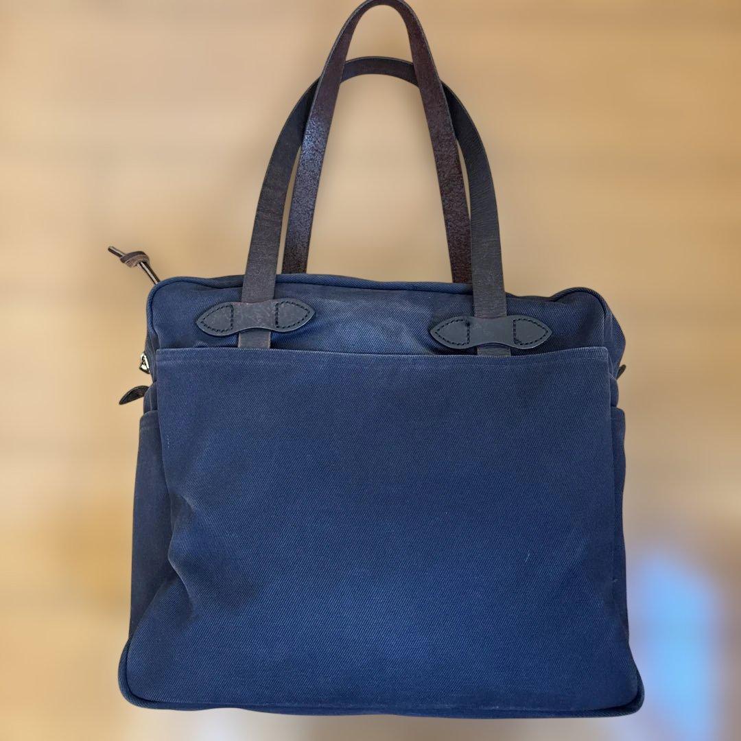 FILSON ネイビー トートバッグ