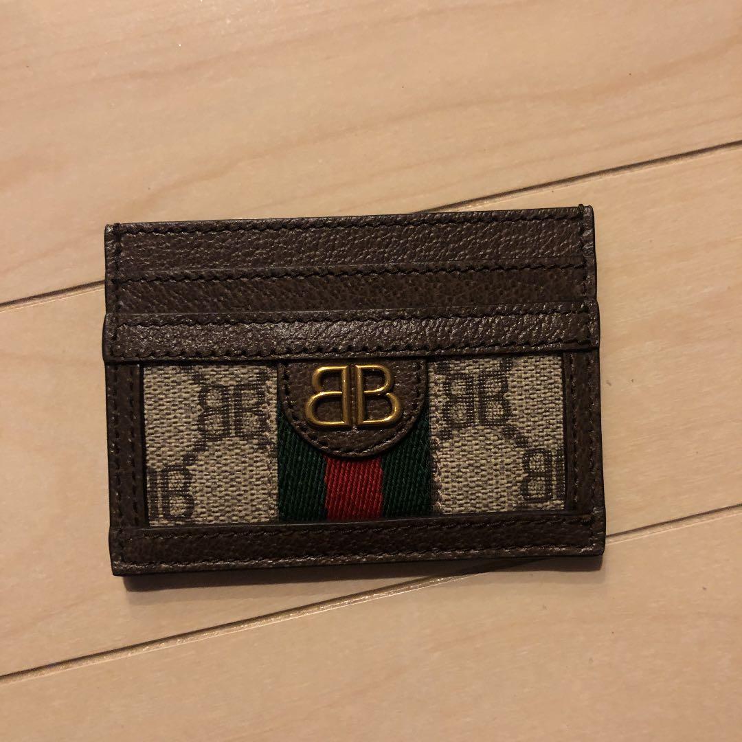 バレンシアガ　グッチ　コラボ　カードケース