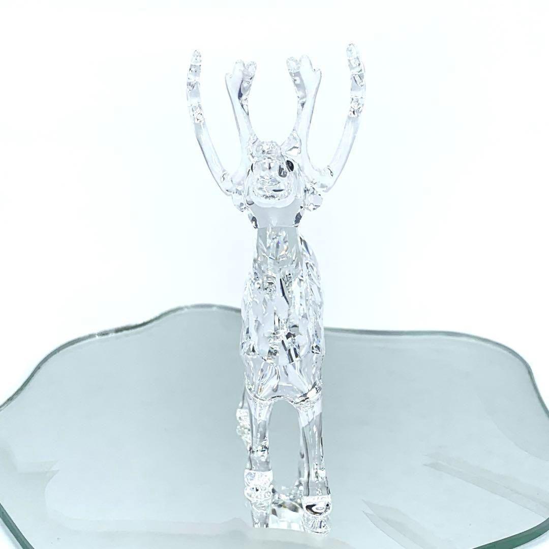 SWAROVSKI スワロフスキー トナカイ クリスタル 台座付き クリスマス