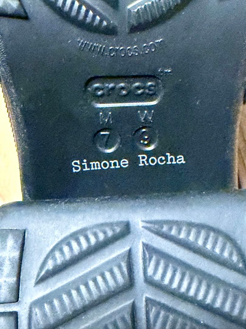 靴 simone rocha x crocs siren