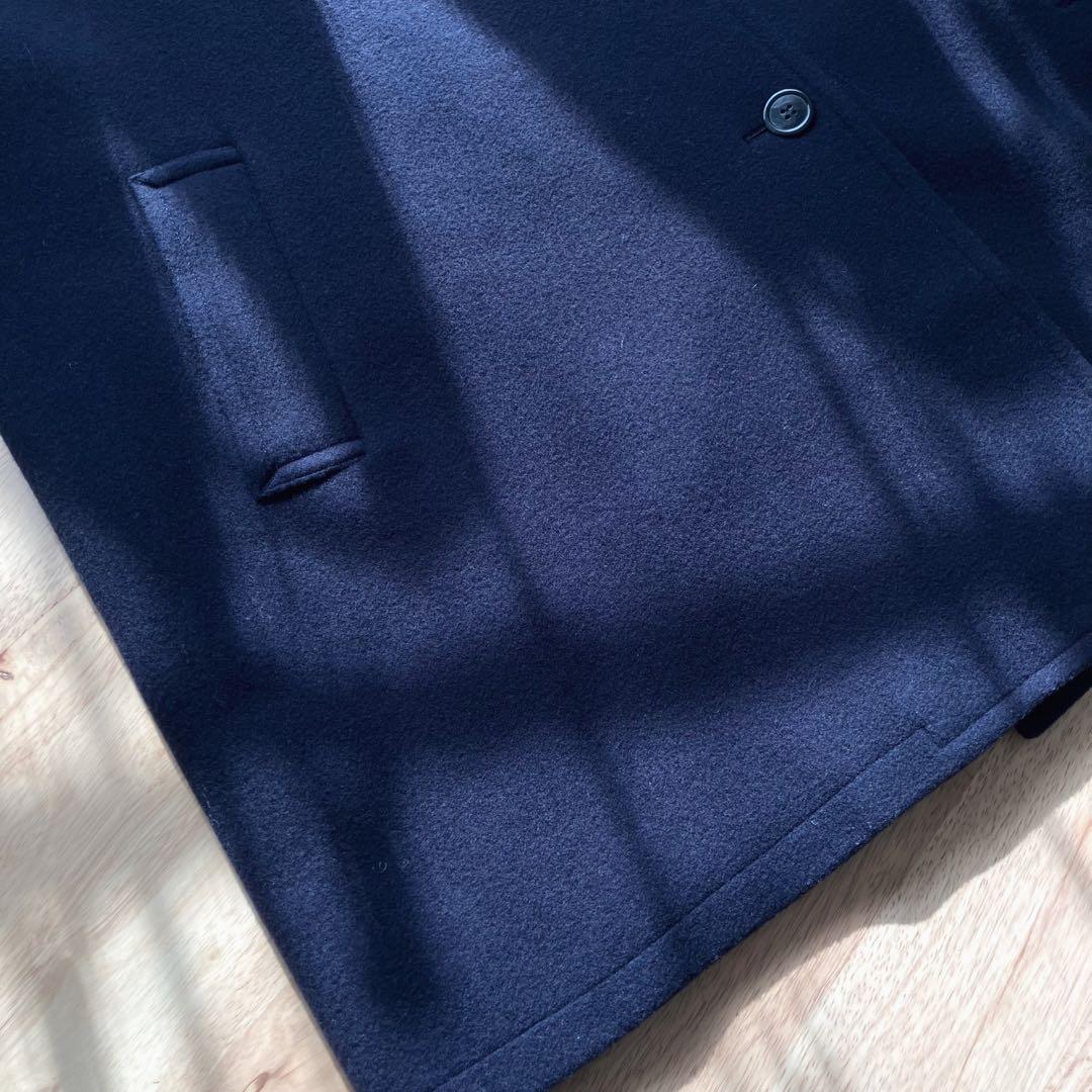 【2023AW】relume 尾州ウールスーパー100モッサスタンドコート 紺