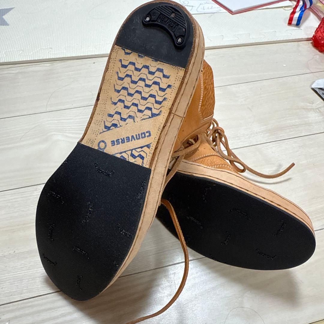 CONVERSE x SAK ダブルネームレザーブーツ