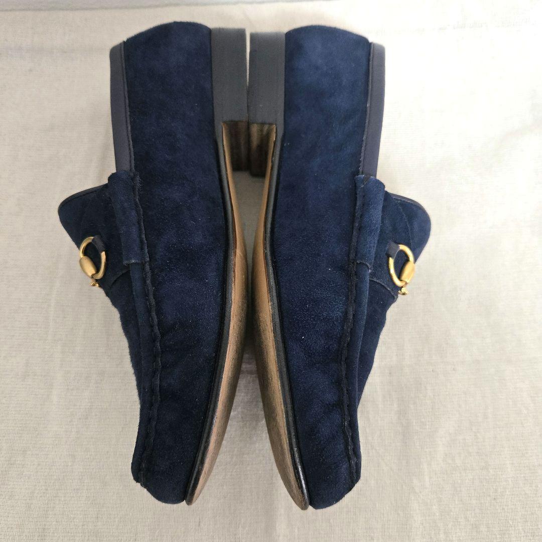 【状態良】GUCCI ホースビットスエードローファー　グッチローファー