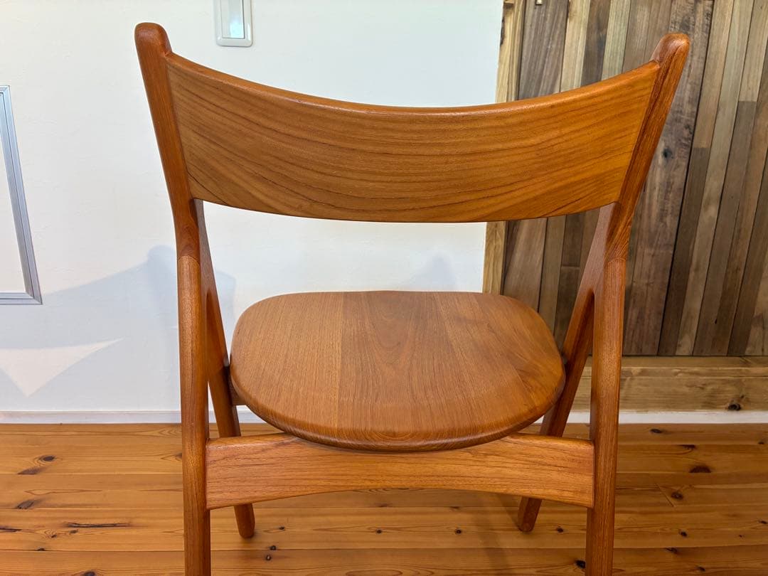 チーク　チェア　美品　CHLOROS Scissors ❷ 木製クロロス北欧家具