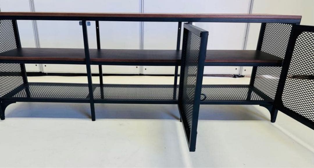 メッシュデザイン収納テレビ台