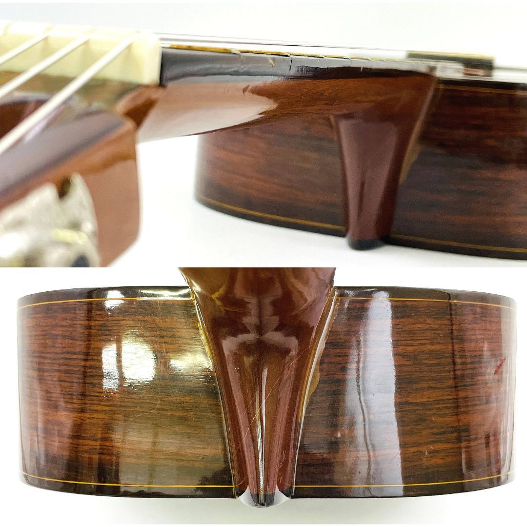 美品 杢目 当時物 ZEN-ON No.100 全音 ガットギター【整備品】