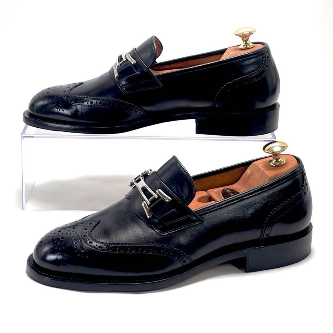 最終価格 美品 SCOTCH GRAIN ウイング チップ ビットローファー