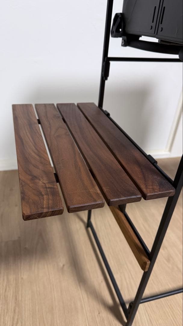 値下H&O シェルコンラック　サイド棚×2 ウォールナット Brunt