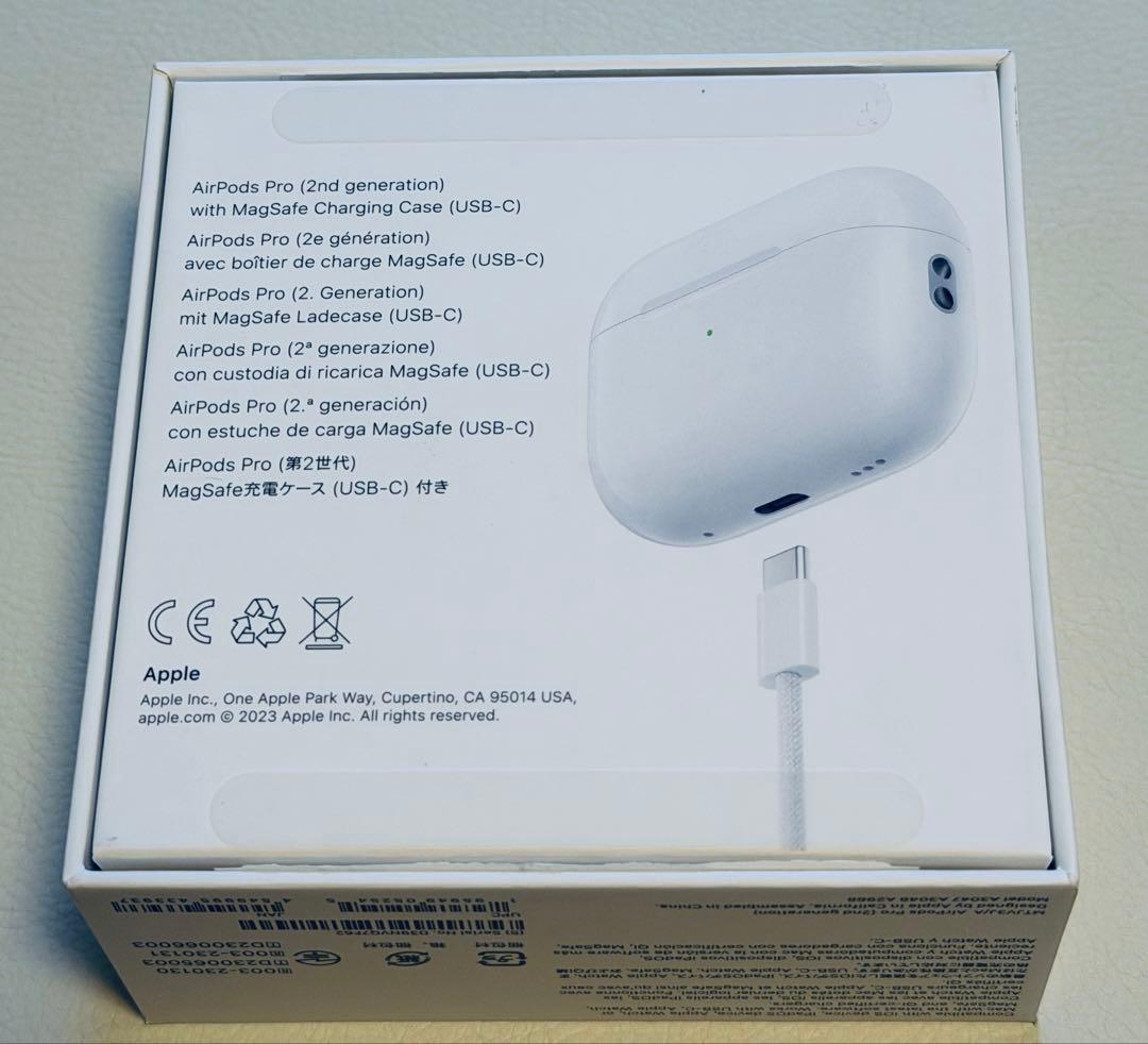 【週末値下】Airpods Pro 2 第2世代 USB-C 付属品未使用