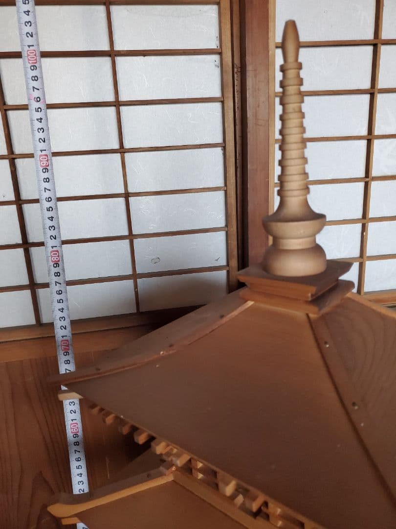 旧家蔵出し 五重塔 木製