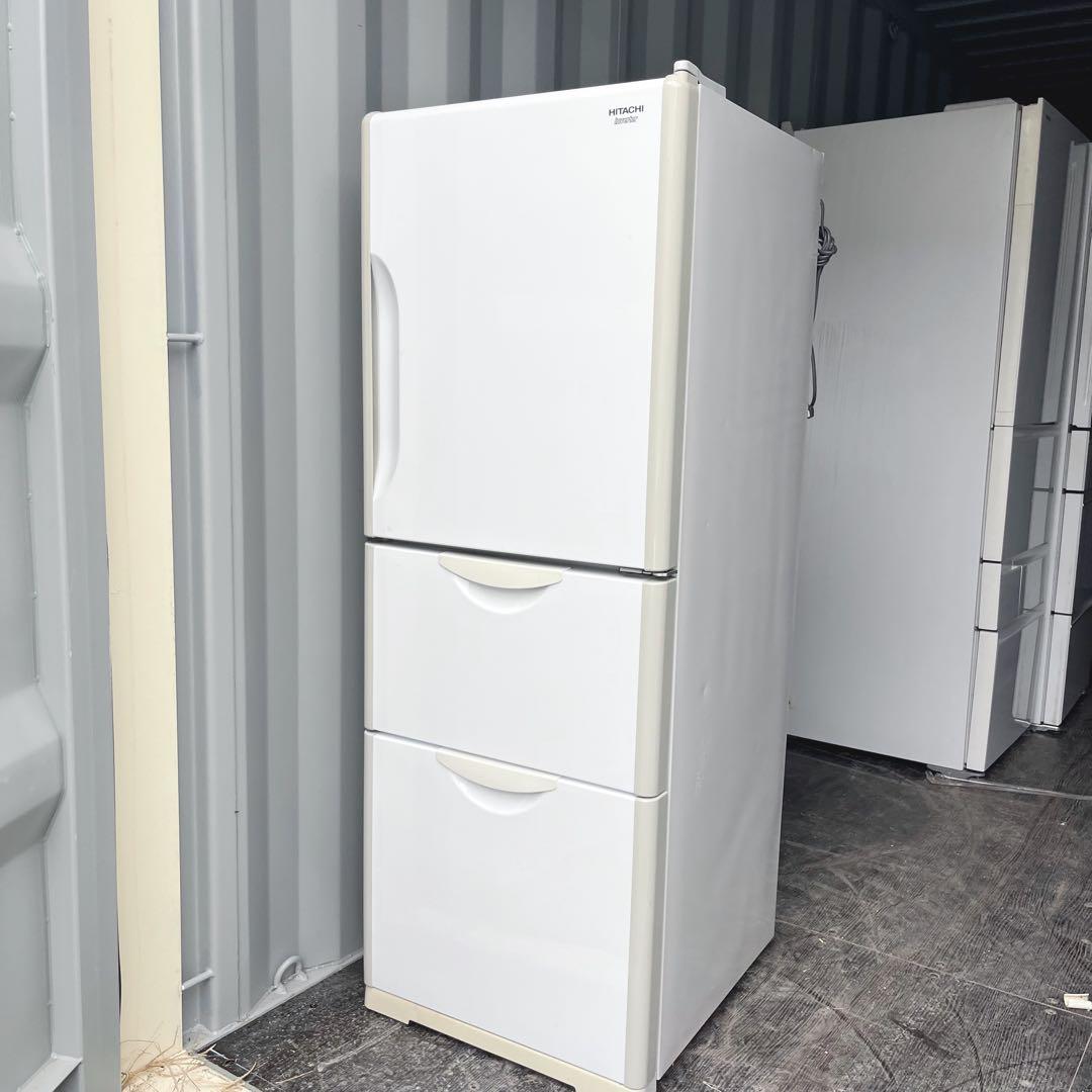 29取付無料！日立インバーター搭載おしゃれレトロデザイン3ドア冷蔵庫！洗濯機