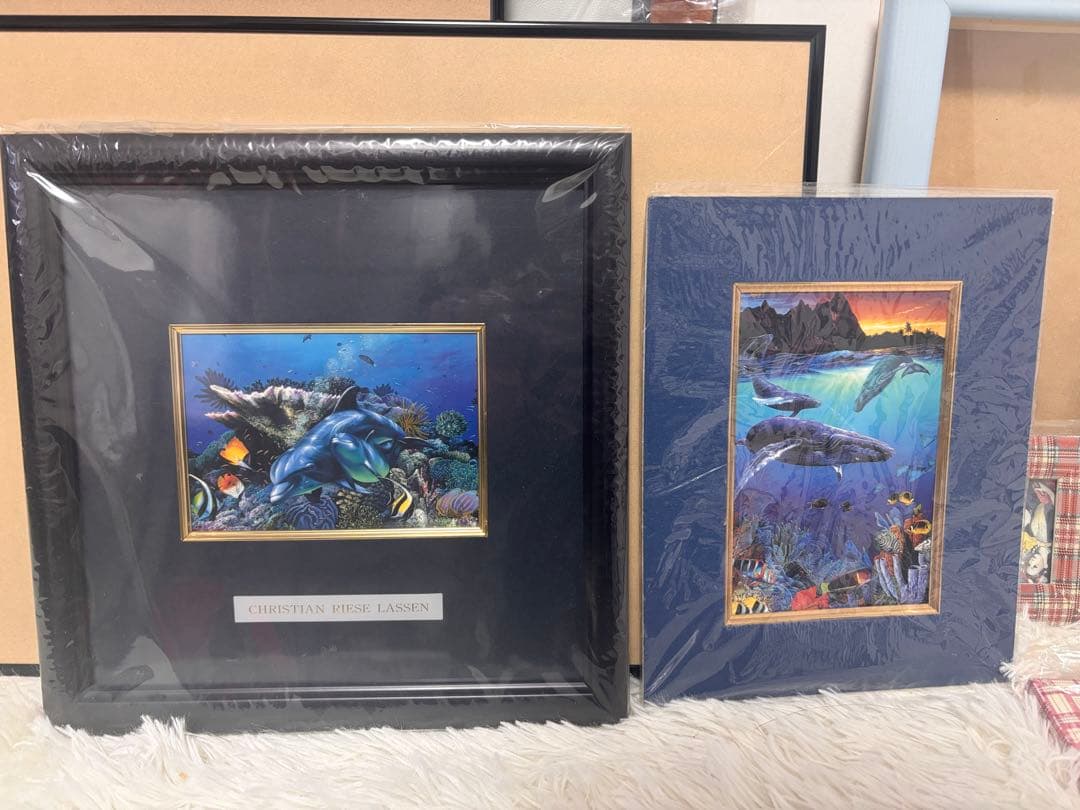 まとめ売り　19点　額縁　絵画　フォトフレーム　金属製　海　木製　写真　ラッセン