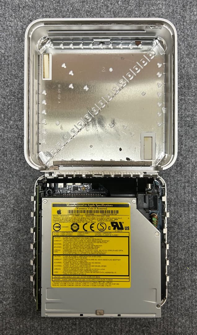 Macデスクトップ Mac mini original PPC G4 1.25 1Gb 40Gb