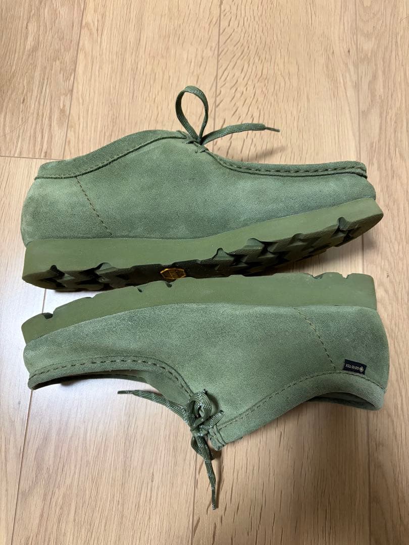 み*ー様 clarks wallabee GTX green TSY ブナさん着