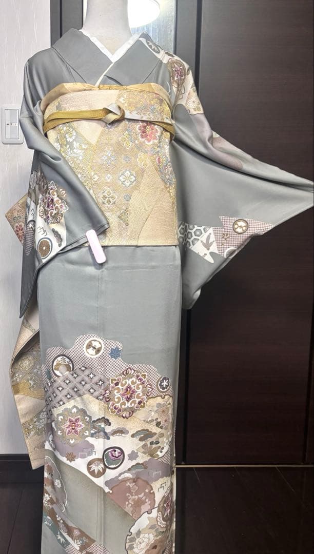 帝王紫　訪問着　フルセット　入学式　卒業式　お宮参り