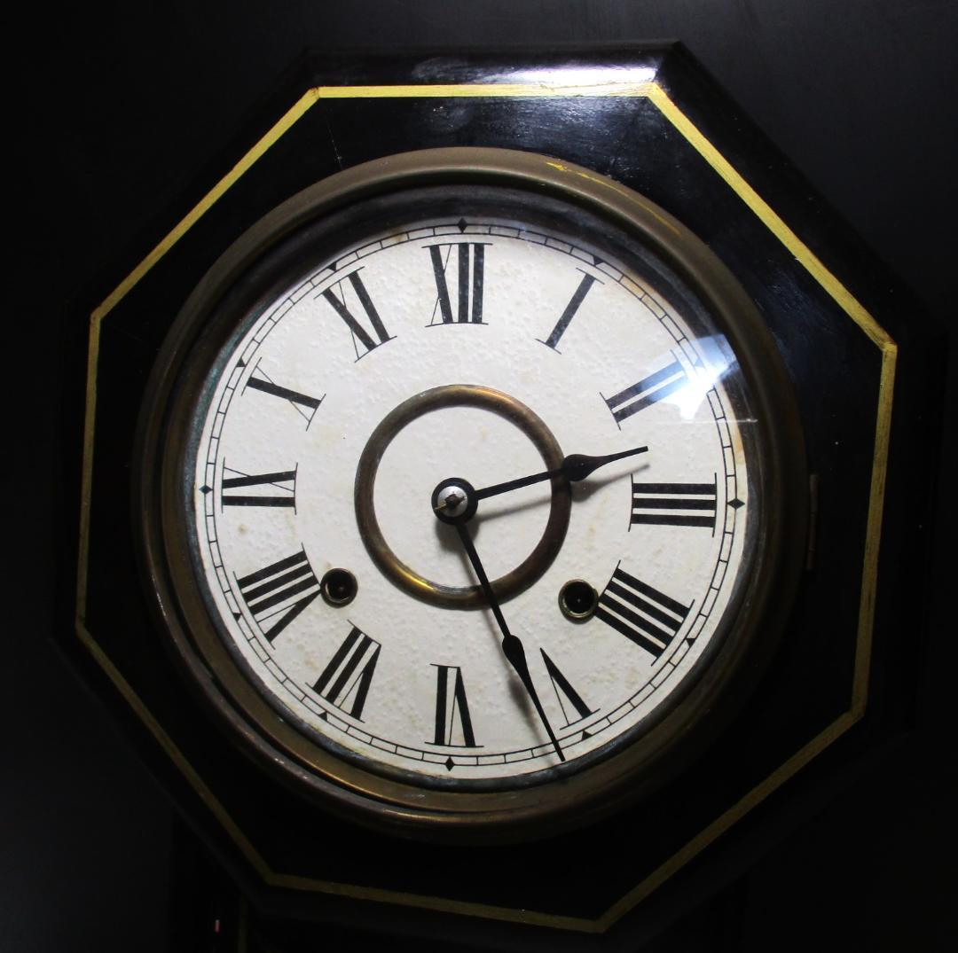 ★精工舎　SEIKOSHA 掛け時計　八角柱時計　アンティーク時計★