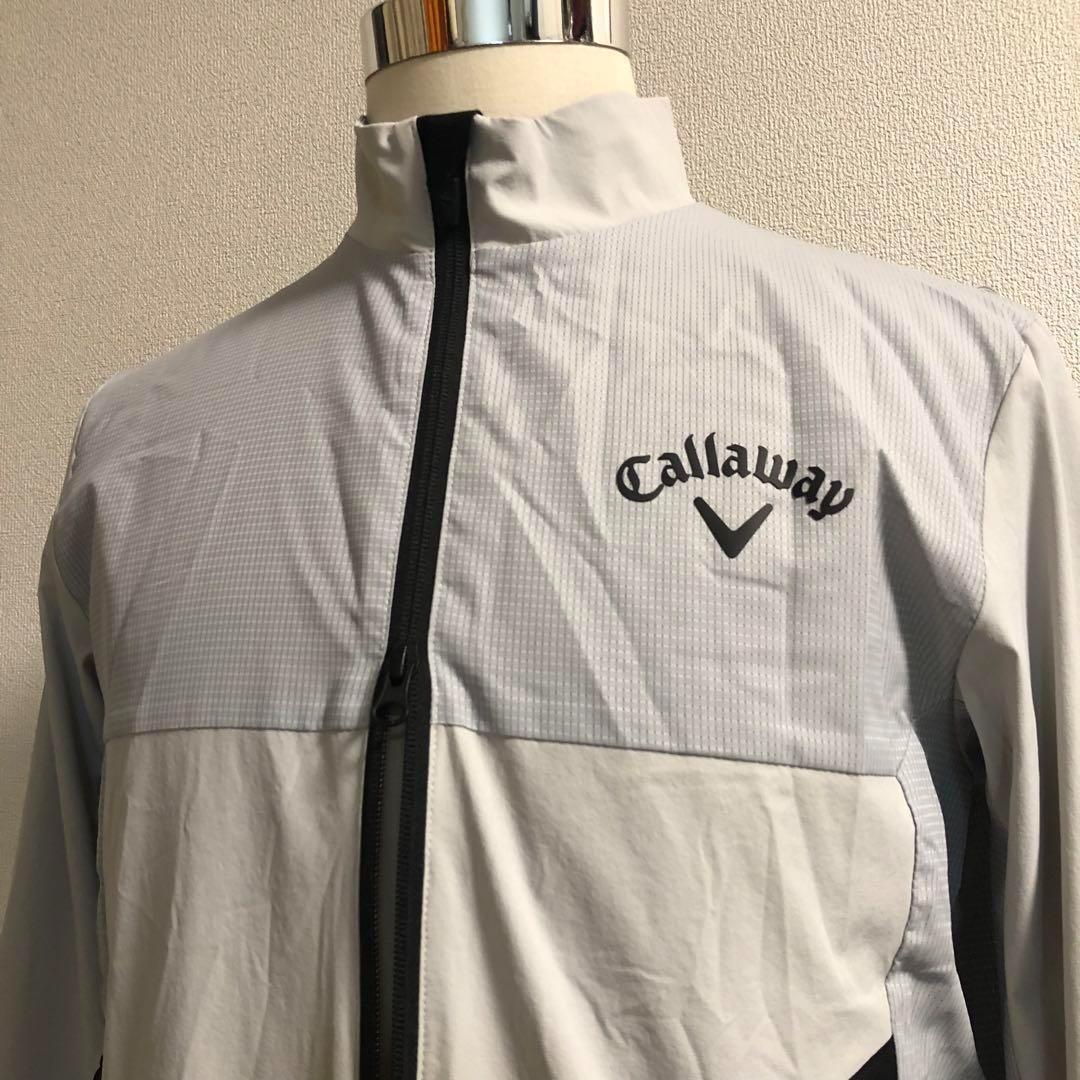 レッドレーベル★ダブルジップ 撥水 ストレッチ ジャケット グレー LLサイズ