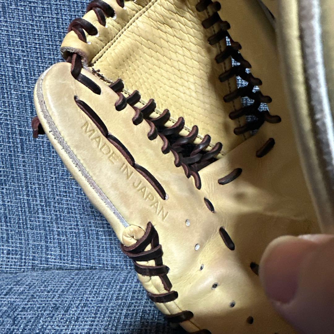 値下不可【中古】デルタ 一般軟式 内野グローブ DIF-2 薬指リング