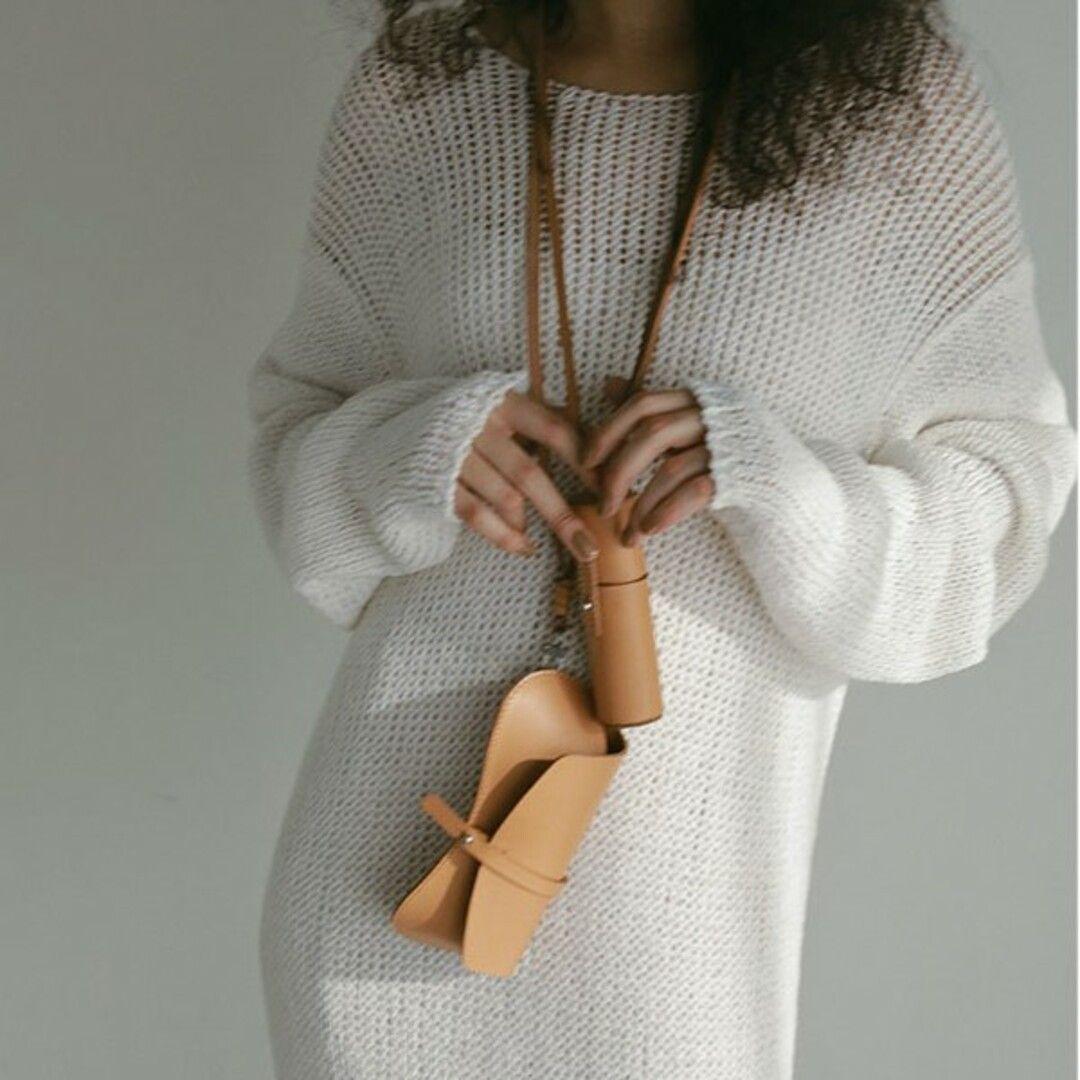 ETRE TOKYO タンドレザーサングラスケース ベージュ