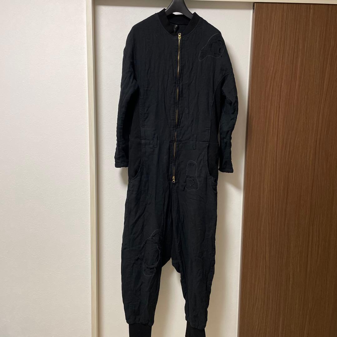 glamb ダメージ加工 ジャンプスーツ