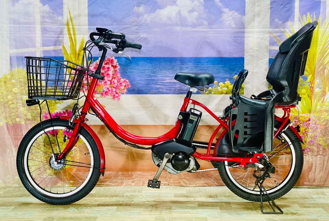 大人気PASバビー ⭐️ヤマハ最上級モデル！子供乗せ電動アシスト自転車Y2706
