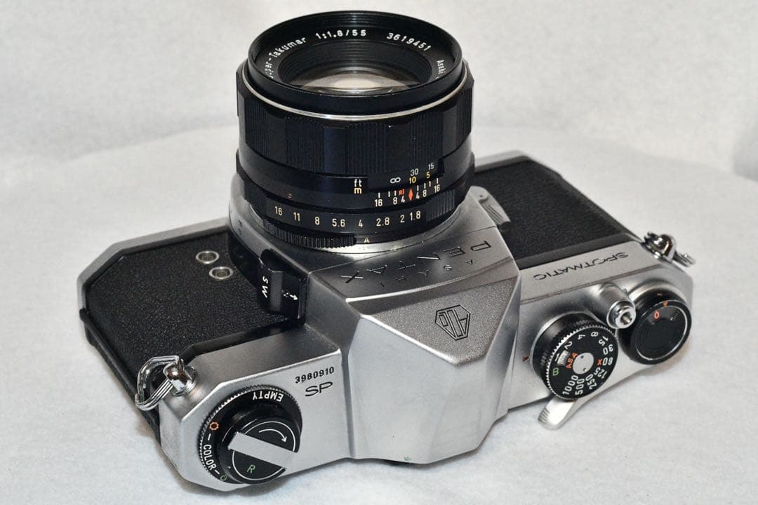 お値引き中 《動作品》pentax sp + 標準レンズ付きフィルムa296