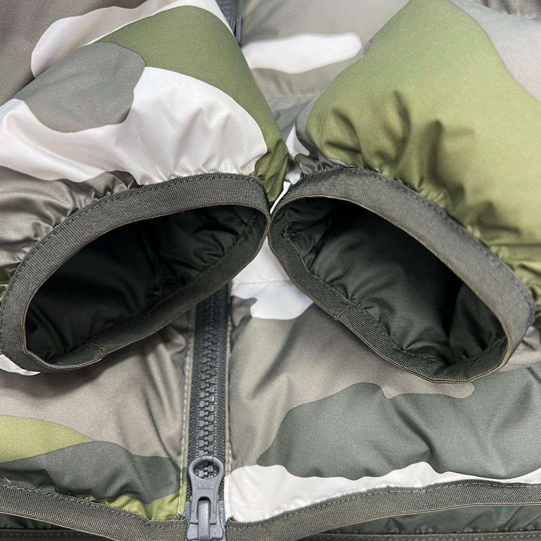 美品 ナイキ 迷彩 カモフラ ダウンジャケット サイズL