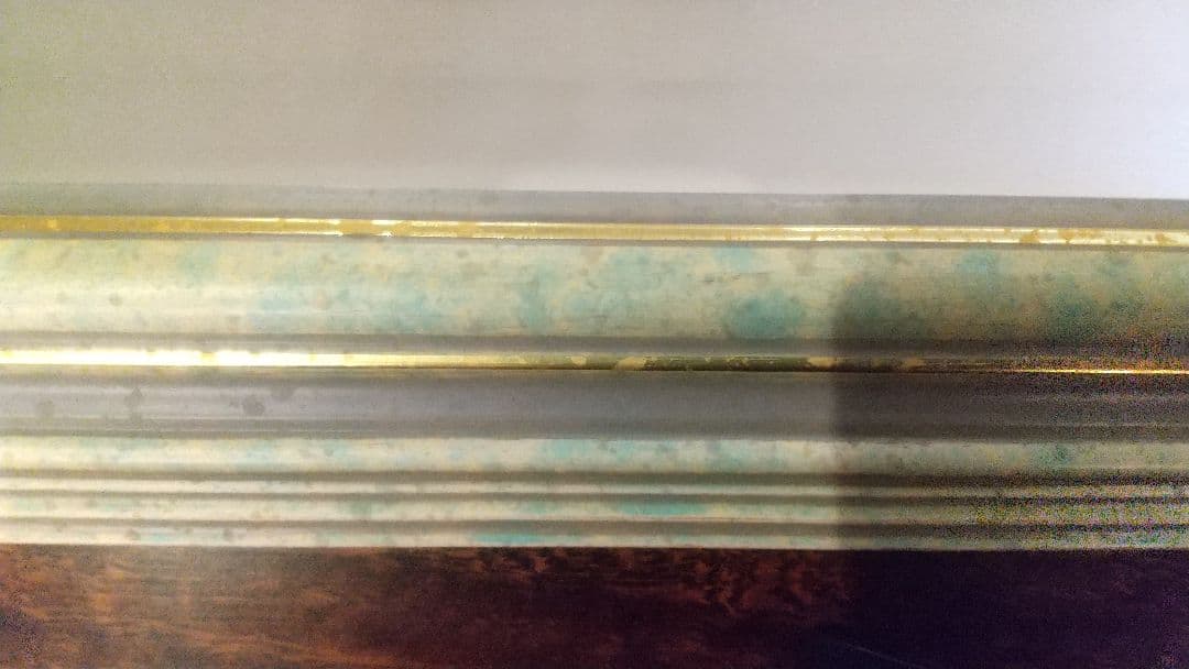 【最終価格】イタリア製　ミラー　姿見　壁掛け　アンティーク　八角