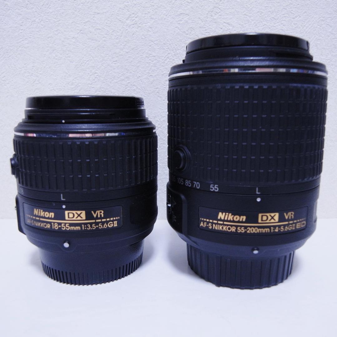 ニコン AF-S 18-55mm VR II+ 55-200mm VR II
