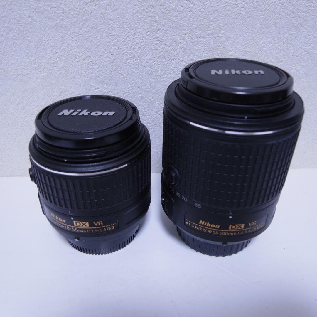 ニコン AF-S 18-55mm VR II+ 55-200mm VR II